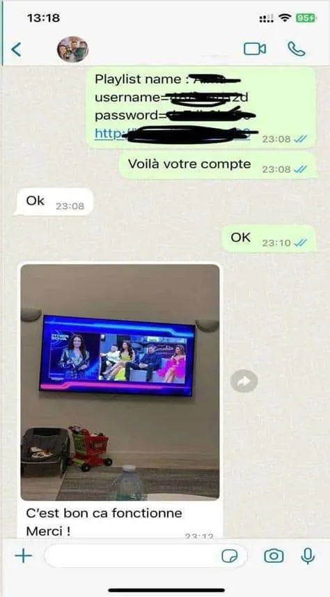 TVPikoma customer review on WhatsApp 3